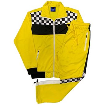 Men’s Tracksuit Traditional Checker Boxed Track jacket & Track pants