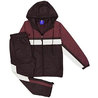 Men’s Active 2 pc Ridge Windbreaker Tracksuit Matching Set