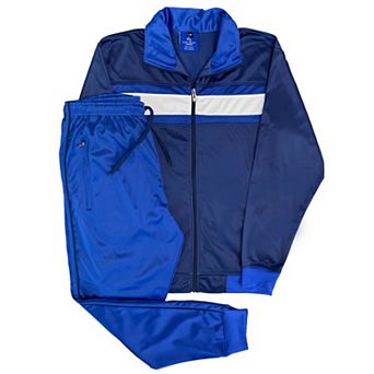 Men's Tracksuit Contrast Color 2 pc Set