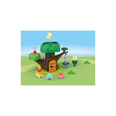 Disney's Winnie The Pooh's & Piglet's Tree House Play Set by Playmobil Junior