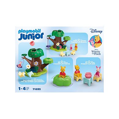 Disney's Winnie The Pooh's & Piglet's Tree House Play Set by Playmobil Junior