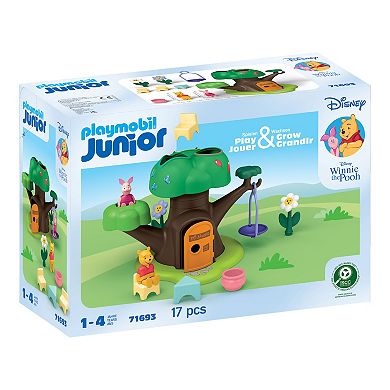 Disney's Winnie The Pooh's & Piglet's Tree House Play Set by Playmobil Junior