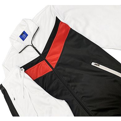 Men's Active Daily Wear Tracksuit Jogger Track Jacket & Track Pants Jogging Suit