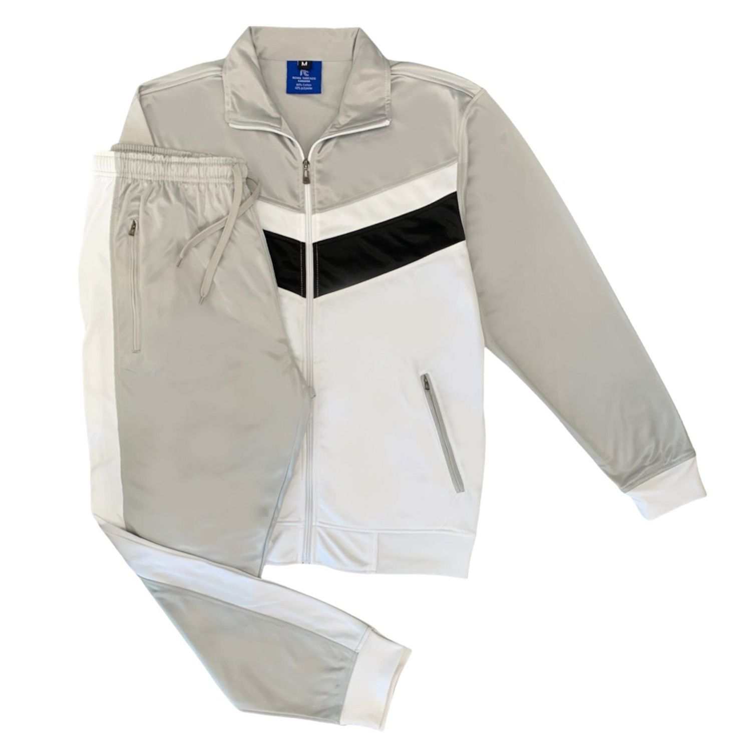 Men's Active Daily Wear Tracksuit Jogger Track Jacket & Track