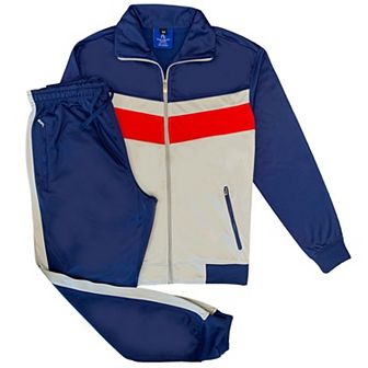 Men's Active Daily Wear Tracksuit Jogger Track Jacket & Track Pants Jogging Suit