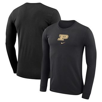 Men's Nike Black Purdue Boilermakers Basketball Shootaround Long Sleeve T-Shirt