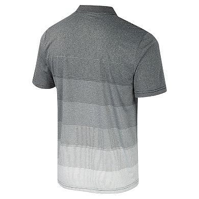 Men's Colosseum Gray Oklahoma Sooners Striped Mesh Polo