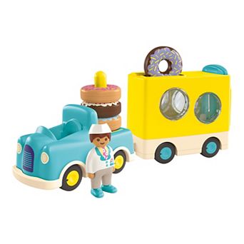 Playmobil 1.2.3. Stacking and Sorting Crazy Donut Truck Play Set