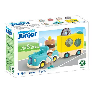 Playmobil 1.2.3. Stacking and Sorting Crazy Donut Truck Play Set