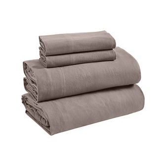 SUPERIOR Rome Brushed Flannel Cotton Deep Pocket Sheet Set