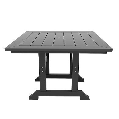 Westintrends 43" Outdoor/patio Square Dining Table