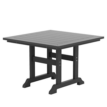 Westintrends 43" Outdoor/patio Square Dining Table