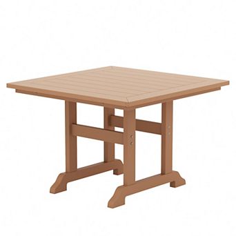Westintrends 43" Outdoor/patio Square Dining Table