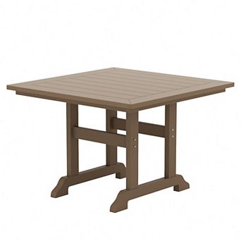 Westintrends 43" Outdoor/patio Square Dining Table