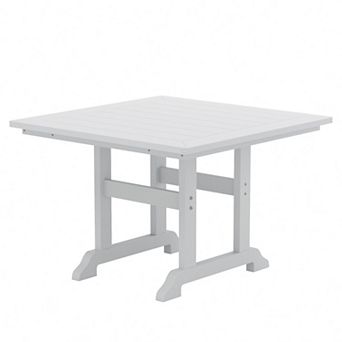 Westintrends 43" Outdoor/patio Square Dining Table