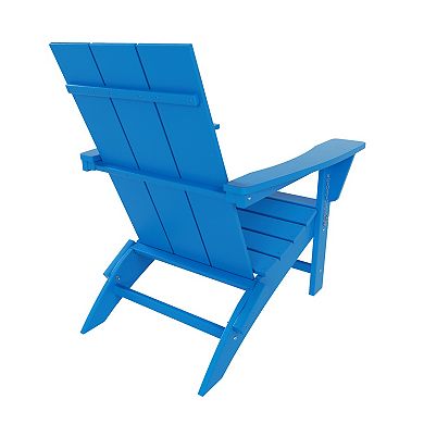 Westintrends Modern Outdoor Folding Adirondack Chair (set Of 4)