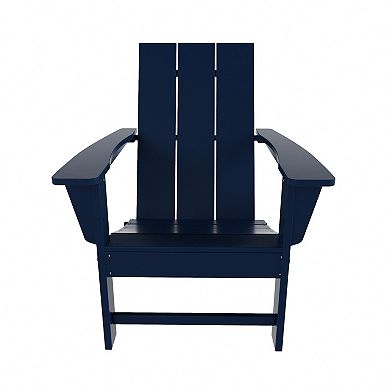 Westintrends Modern Outdoor Folding Adirondack Chair (set Of 2)