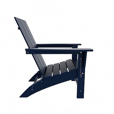 Westintrends Modern Outdoor Folding Adirondack Chair (set Of 2)