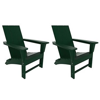 Westintrends Modern Outdoor Folding Adirondack Chair (set Of 2)