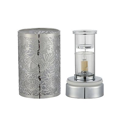 7" Touch Lamp/oil Burner/wax Warmer-sunflower