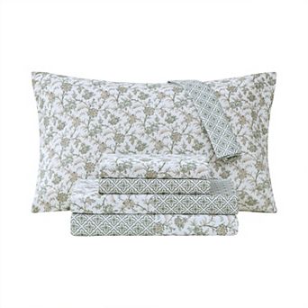 Turnstyle 6 pc Reversible Sheet Set