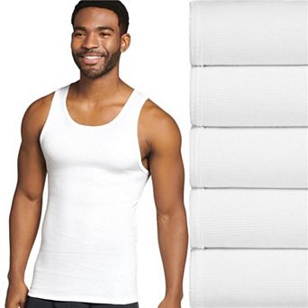 Men's Jockey® 5-Pack Fitted A-Shirt Tank Undershirt