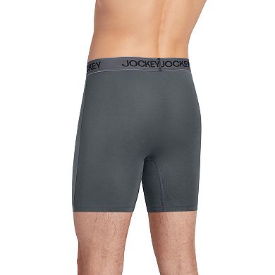Men's Jockey 3-Pack Chafe Proof Pouch Modal 6" Boxer Briefs