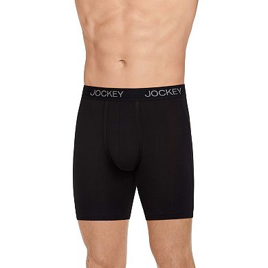 Men's Jockey 3-Pack Chafe Proof Pouch Modal 6" Boxer Briefs