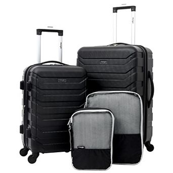 Wrangler Durham 4 pc Expandable Rolling Hardside Luggage Collection