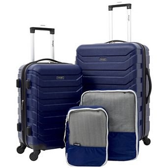 Wrangler Durham 4 pc Expandable Rolling Hardside Luggage Collection