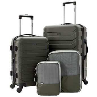 Wrangler Durham 4 pc Expandable Rolling Hardside Luggage Collection