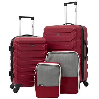 Wrangler Durham 4 pc Expandable Rolling Hardside Luggage Collection