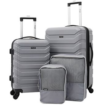 Wrangler Durham 4 pc Expandable Rolling Hardside Luggage Collection