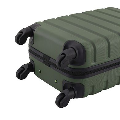 Wrangler Mason 20-Inch Carry-On Hardside Spinner Luggage