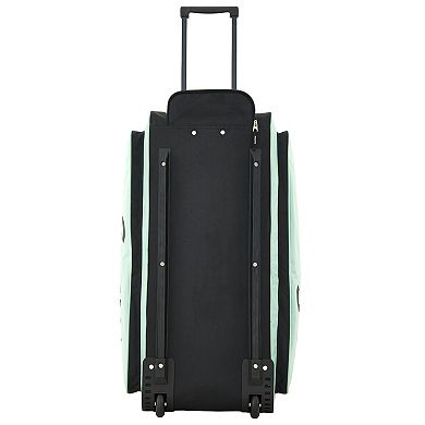 Wrangler Auburn Hills 30-Inch Multi-Pocket Softside Rolling Upright Duffel Bag