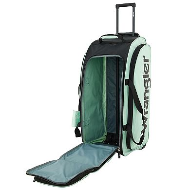 Wrangler Auburn Hills 30-Inch Multi-Pocket Softside Rolling Upright Duffel Bag