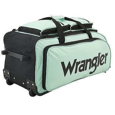 Wrangler Auburn Hills 30-Inch Multi-Pocket Softside Rolling Upright Duffel Bag