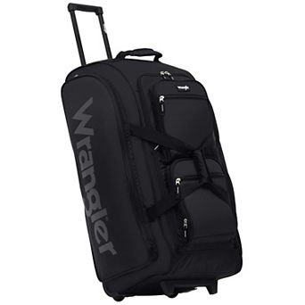 Wrangler Auburn Hills 30-Inch Multi-Pocket Softside Rolling Upright Duffel Bag