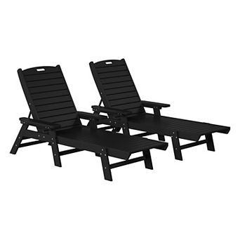 Poly Reclining Chaise Lounge (Set Of 2)