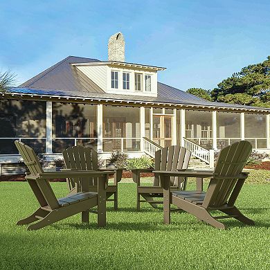 Westintrends Outdoor Adirondack Chair (set Of 4)