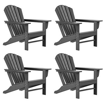 Westintrends Outdoor Adirondack Chair (set Of 4)