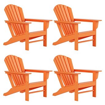 Westintrends Outdoor Adirondack Chair (set Of 4)
