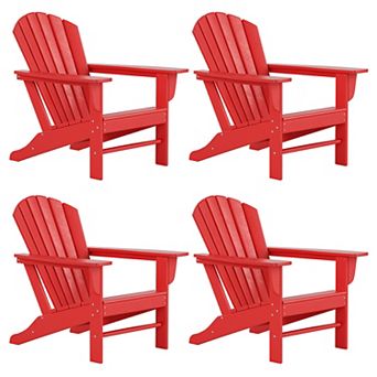 Westintrends Outdoor Adirondack Chair (set Of 4)