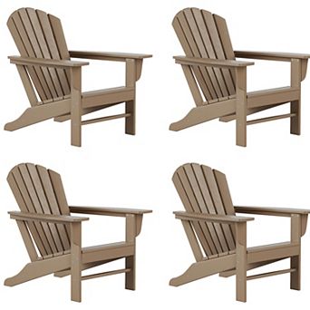 Westintrends Outdoor Adirondack Chair (set Of 4)