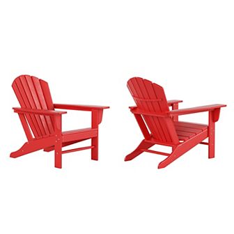 Westintrends Outdoor Adirondack Chair (set Of 2)