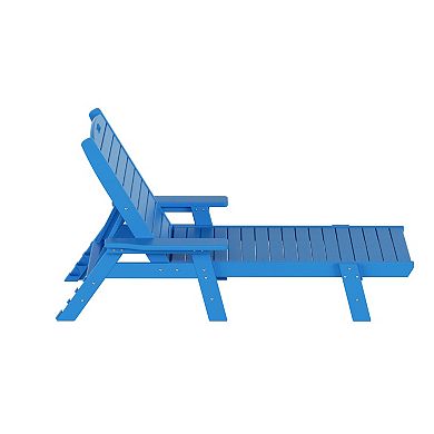 Westintrends Poly Reclining Chaise Lounge