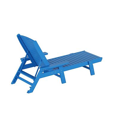 Westintrends Poly Reclining Chaise Lounge