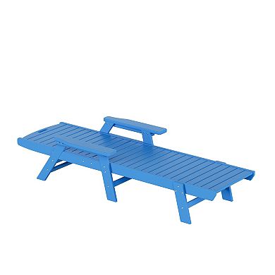 Westintrends Poly Reclining Chaise Lounge