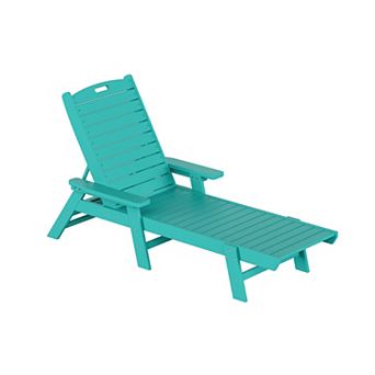 Westintrends Poly Reclining Chaise Lounge