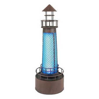 Gerson Solar Powered Lighthouse Garden Light